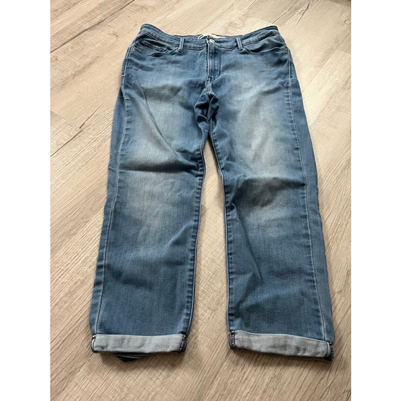 Levi’s mid rise skinny cuffed jeans size 12 - Picture 4 of 10